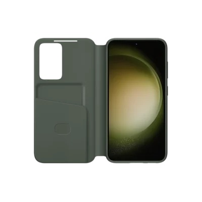 Cover Samsung S23 Smart View Wallet Case - Green